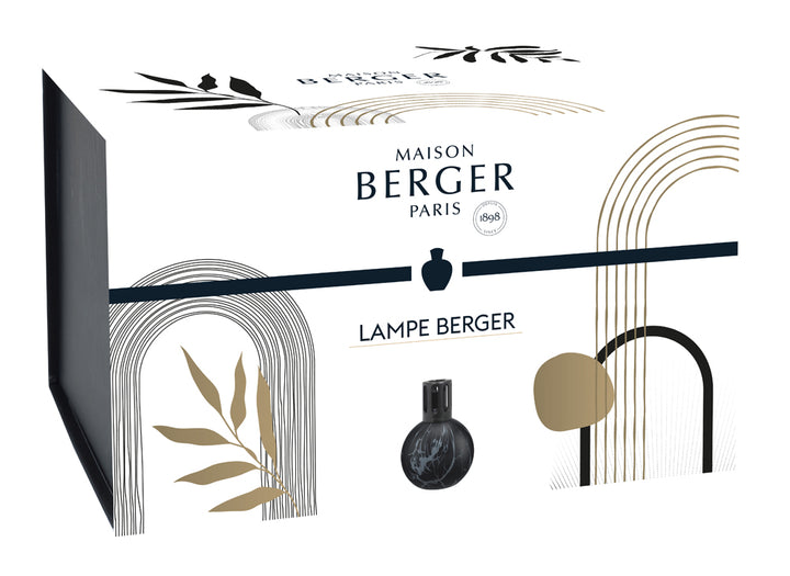 Lampe Berger Duftlampe Marbrure Schwarz von Maison Berger