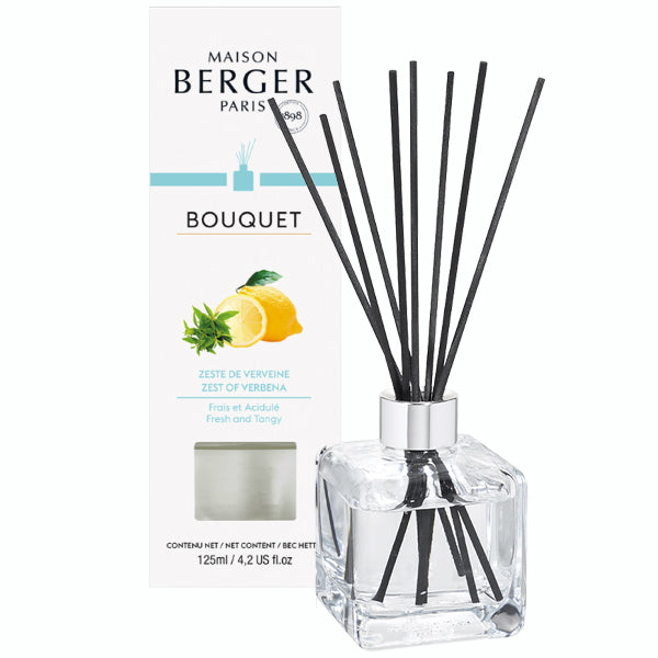 Raumduft Diffuser Set Cube Belebende Frische / Zitronen Verbene von Maison Berger