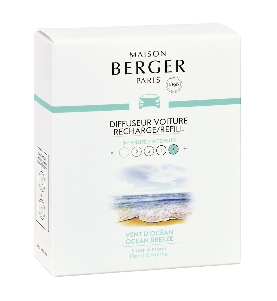 Autoduft Vent d'Océan / Ocean Breeze 2 Refills  von Maison Berger