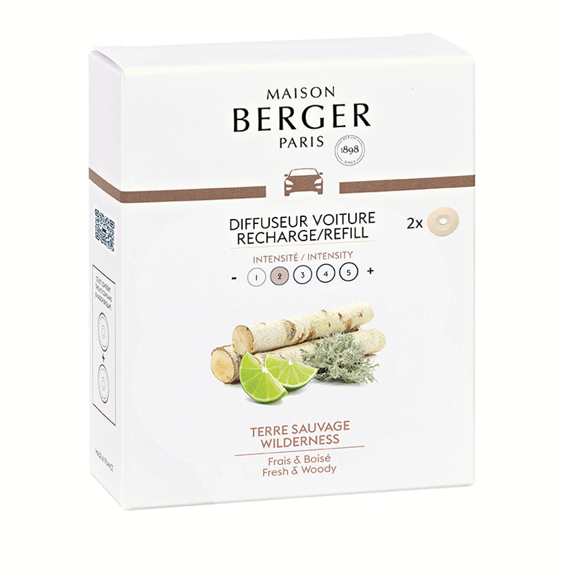 Autoduft Unberührte Landschaft / Terre Sauvage 2 Refills von Maison Berger